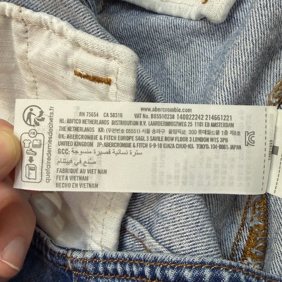 Abercrombie & Fitch Mara Blue Denim Vest - Picture 7 of 11